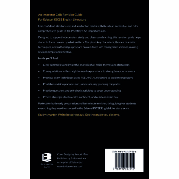 Edexcel IGCSE An Inspector Calls Revision Guide