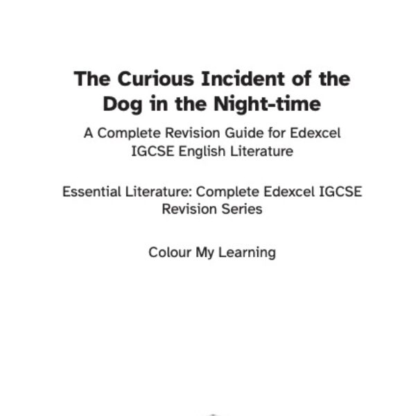 Edexcel IGCSE The Curious Incident of the Dog in the Night-time Revision Guide (eBook)